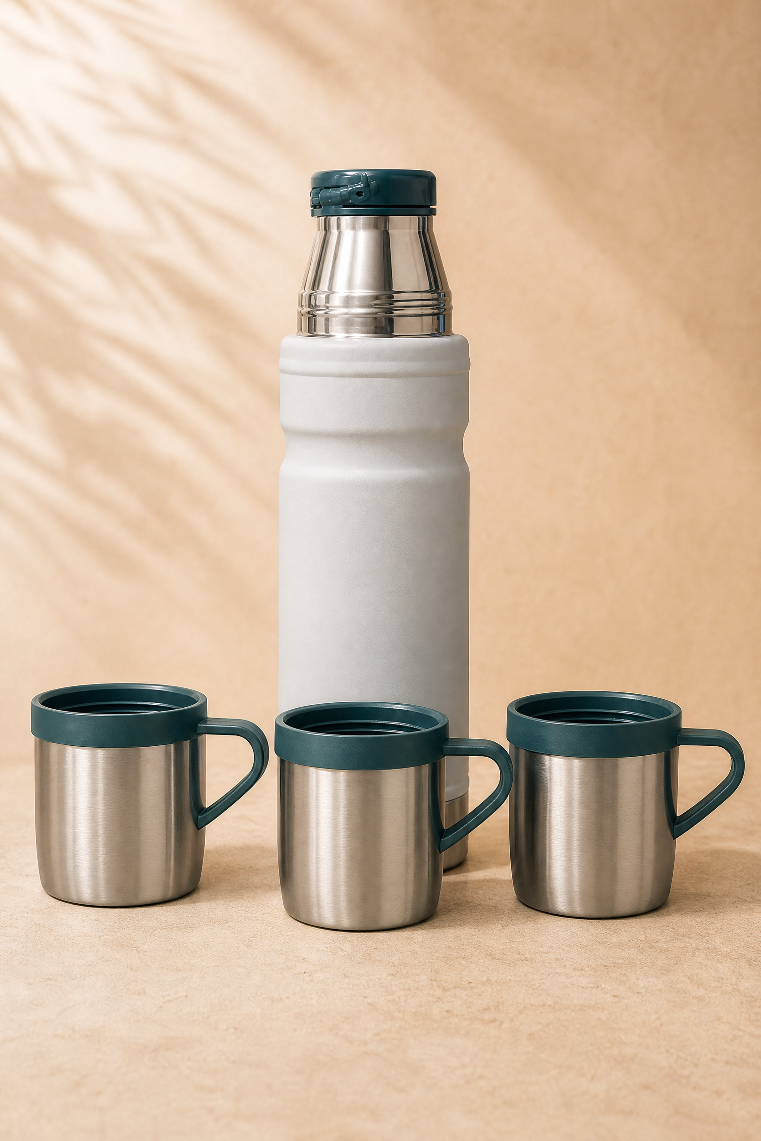 Kit Térmico com Garrafa 680 ml + 3 Canecas